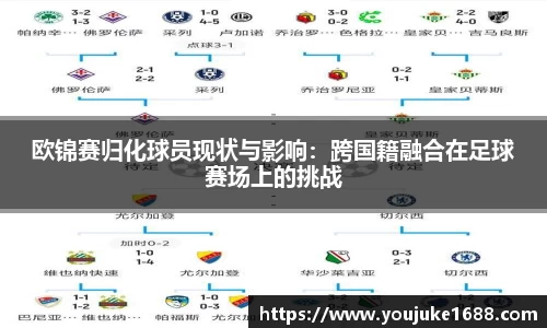 欧锦赛归化球员现状与影响：跨国籍融合在足球赛场上的挑战